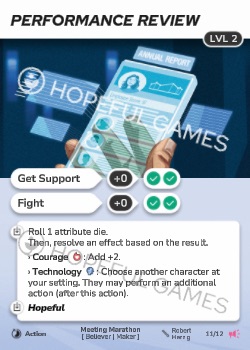Performance Review — printed card scan (Level 2)