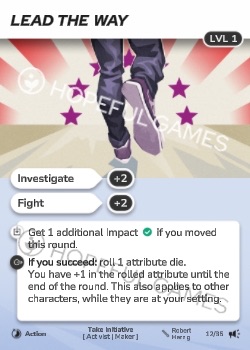 Lead The Way — printed card scan (Level 1)