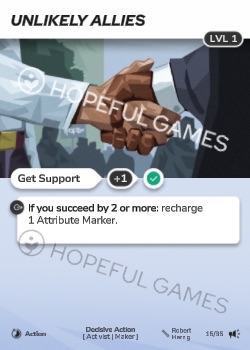Unlikely Allies — printed card scan (Level 1)