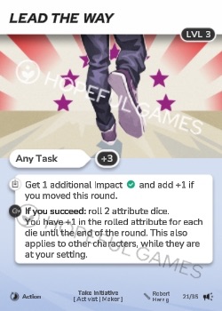 Lead The Way — printed card scan (Level 3)
