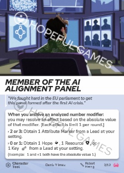 Member of the AI Alignment Panel — printed card scan