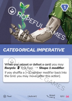Categorical Imperative — printed card scan