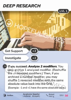 Deep Research — printed card scan (Level 1)