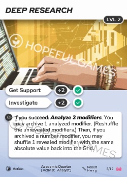 Deep Research — printed card scan (Level 2)