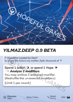 Yilmaz.Deep 0.9 Beta — printed card scan