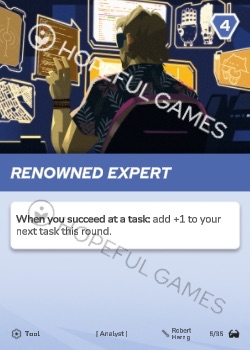 Renowned Expert — printed card scan