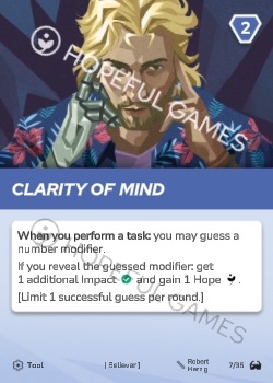 Clarity Of Mind — printed card scan