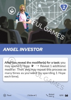 Angel Investor — printed card scan