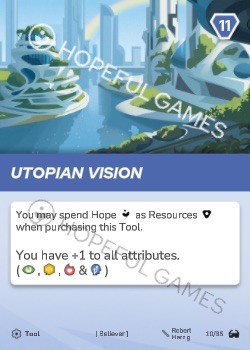 Utopian Vision — printed card scan