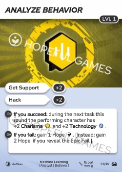 Analyze Behavior — printed card scan (Level 1)