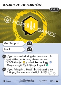 Analyze Behavior — printed card scan (Level 2)