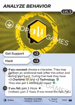 Analyze Behavior — printed card scan (Level 3)