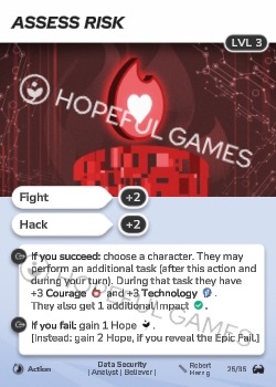 Assess Risk — printed card scan (Level 3)