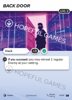 Back Door — printed card scan (Level 2)