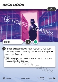Back Door — printed card scan (Level 3)