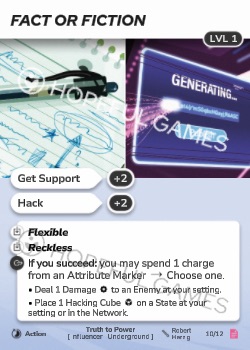 Fact or Fiction — printed card scan (Level 1)