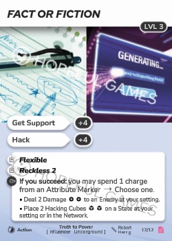 Fact or Fiction — printed card scan (Level 3)