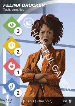 Felina Drucker — printed card scan (Front)