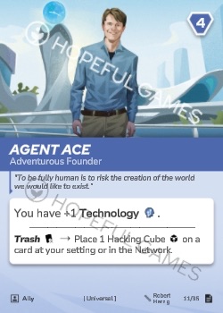 Agent Ace — printed card scan