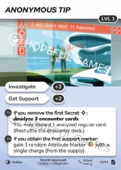 Anonymous Tip — printed card scan (Level 1)