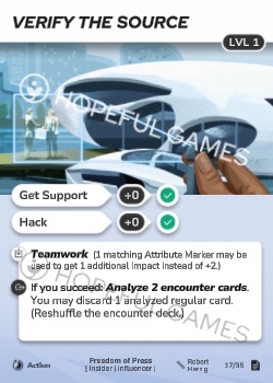 Verify the Source — printed card scan (Level 1)