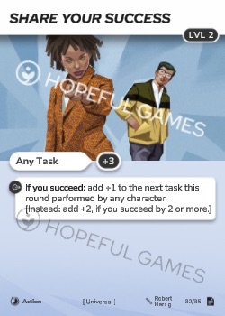 Share Your Success — printed card scan (Level 2)