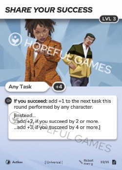 Share Your Success — printed card scan (Level 3)