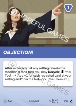 Objection! — printed card scan
