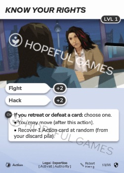 Know Your Rights — printed card scan (Level 1)