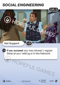 Social Engineering — printed card scan (Level 1)