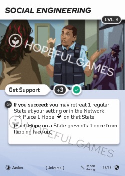 Social Engineering — printed card scan (Level 3)