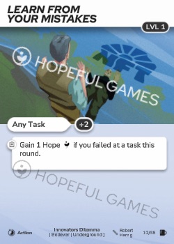 Learn From Your Mistakes — printed card scan (Level 1)