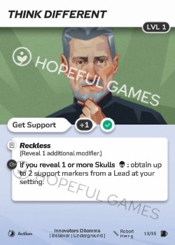 Think Different — printed card scan (Level 1)