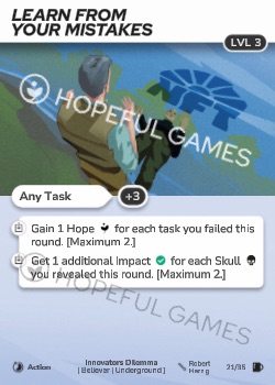 Learn From Your Mistakes — printed card scan (Level 3)