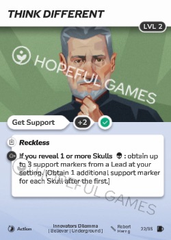 Think Different — printed card scan (Level 2)