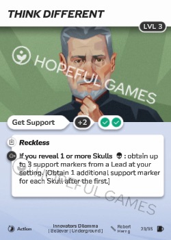 Think Different — printed card scan (Level 3)