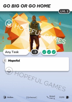 Go Big or Go Home — printed card scan (Level 2)