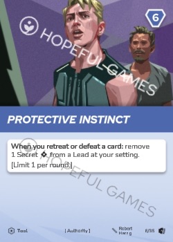 Protective Instinct — printed card scan