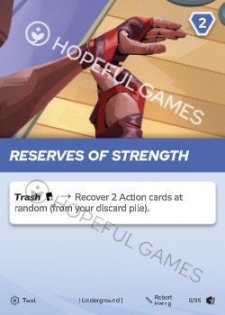 Reserves of Strength — printed card scan