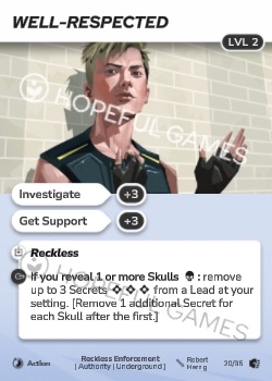 Well-Respected — printed card scan (Level 2)