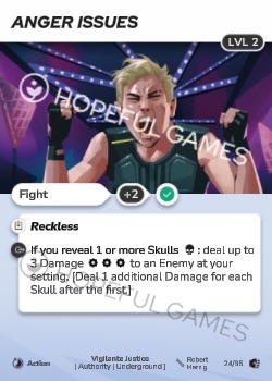 Anger Issues — printed card scan (Level 2)