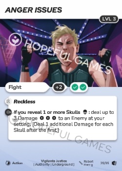 Anger Issues — printed card scan (Level 3)