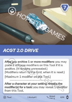 ACGT 2.0 Drive — printed card scan