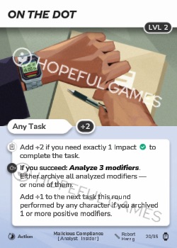 On the Dot — printed card scan (Level 2)
