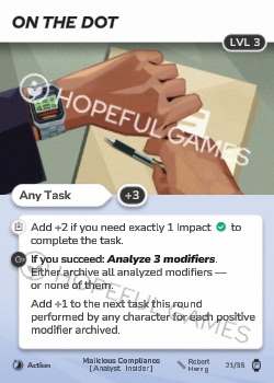 On the Dot — printed card scan (Level 3)