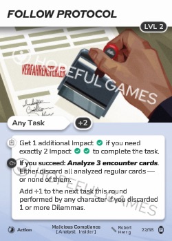 Follow Protocol — printed card scan (Level 2)