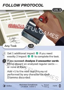 Follow Protocol — printed card scan (Level 3)