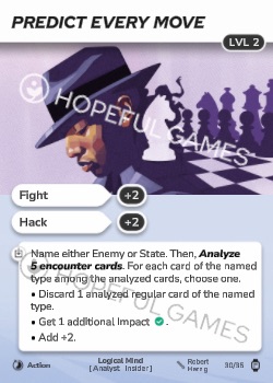 Predict Every Move — printed card scan (Level 2)