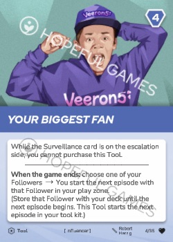 Your Biggest Fan — printed card scan