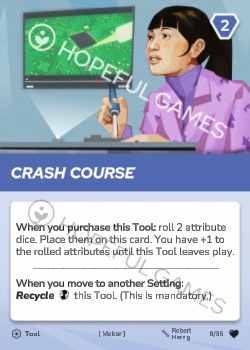 Crash Course — printed card scan